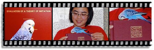 Dr Rosetta Mui and her subject and pet